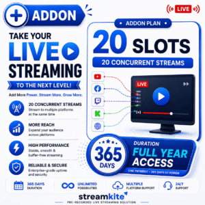 20-slots-addon-365-days 20 Extra Concurrent Streams Annual - Video Streaming Service